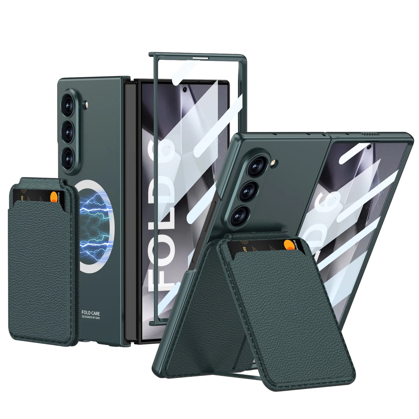 Magnetic Wallet Stand Case