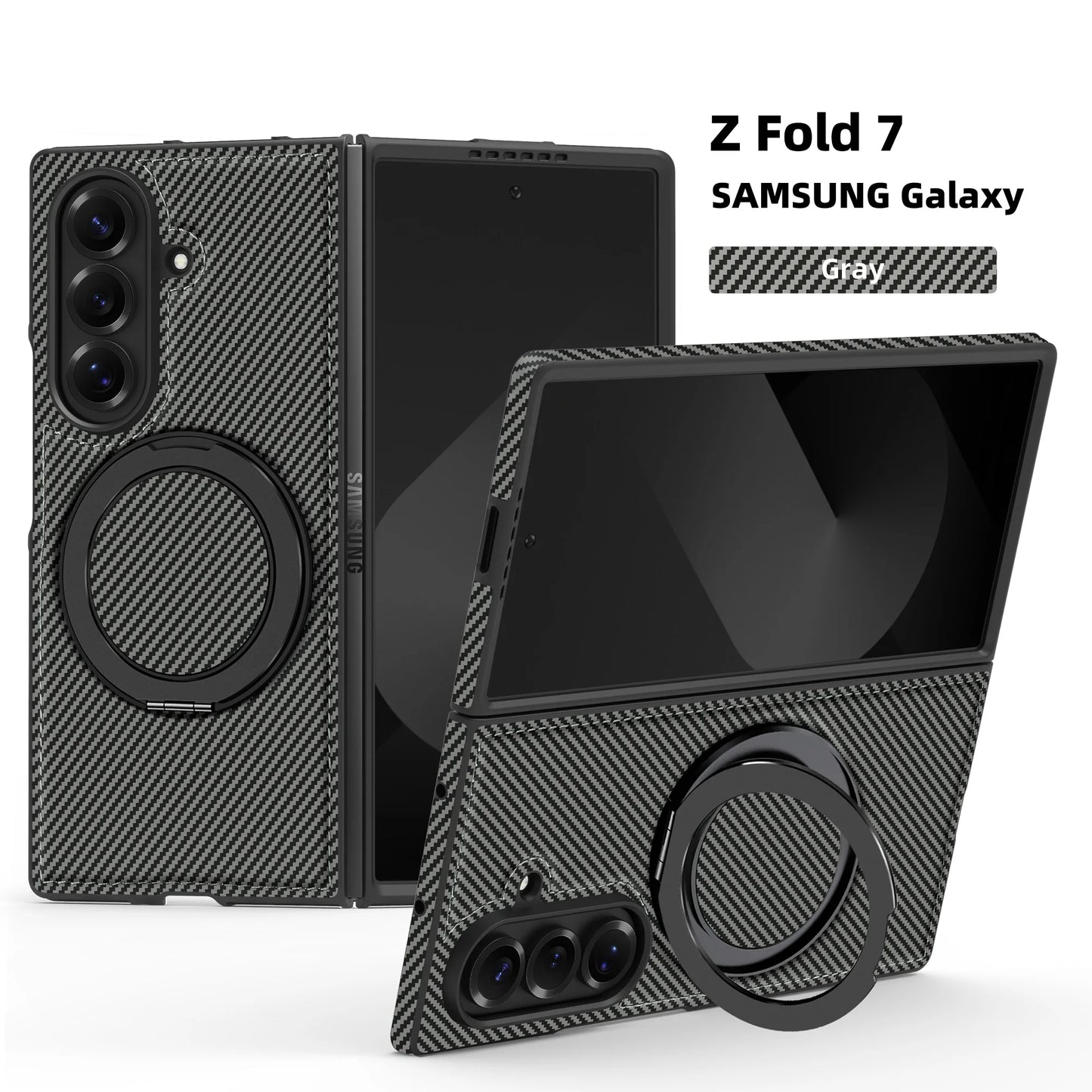 Carbon Fiber Magnetic Ring Case