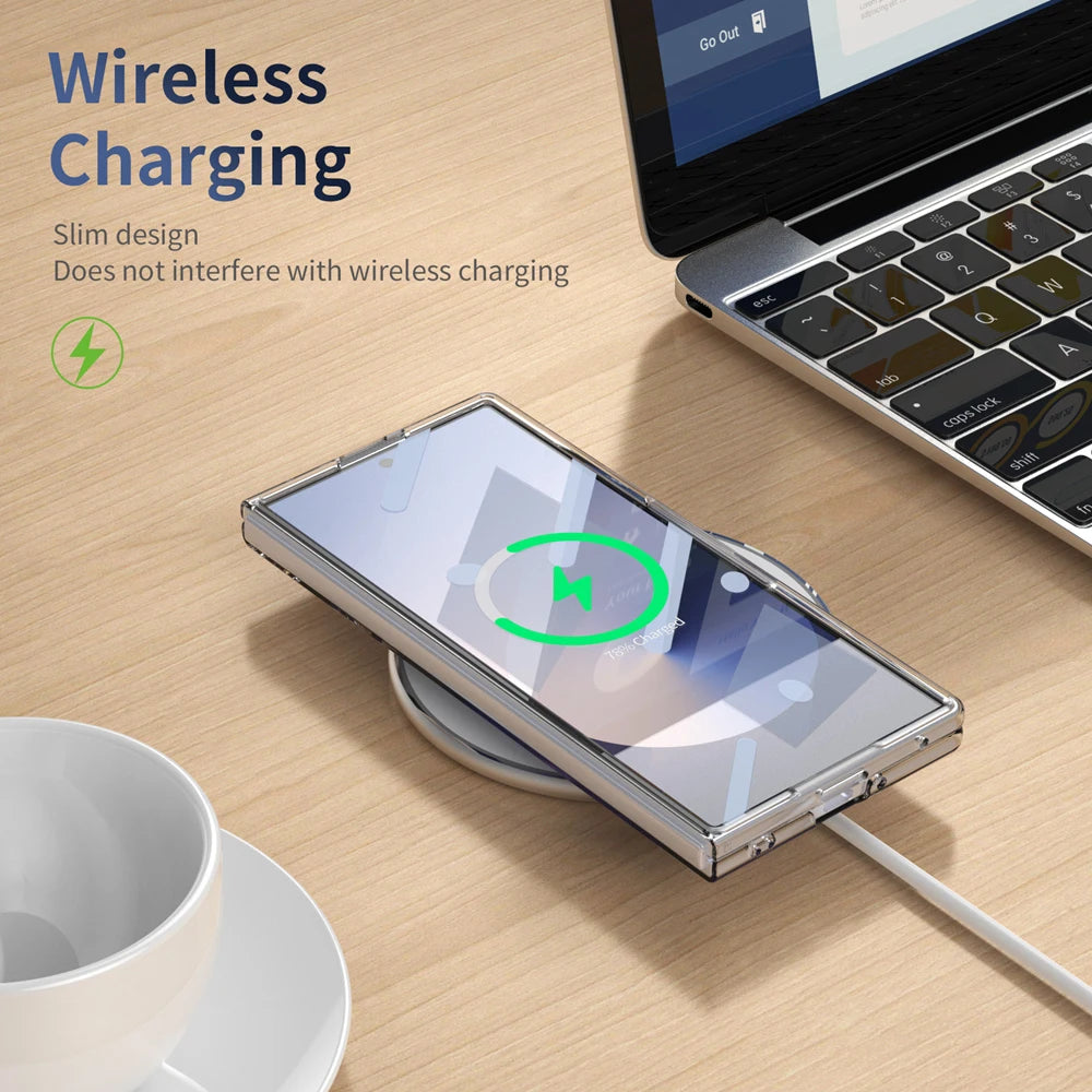 Clear Magnetic Ring Kickstand Case