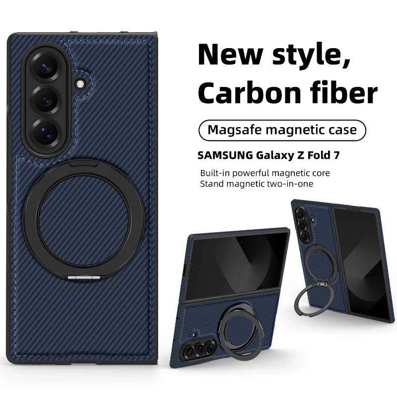 Carbon Fiber Magnetic Ring Case