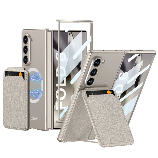Magnetic Wallet Stand Case