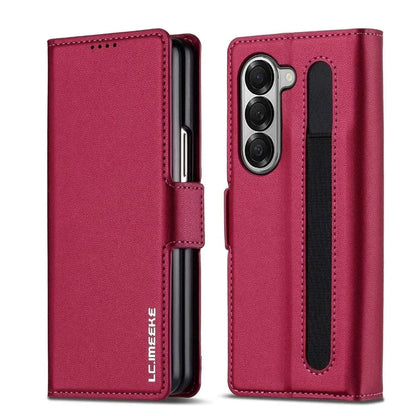 Leather Pen Case with Glass & Hinge Guard