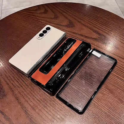 Luxury Leather Stand & Pen Slot Case