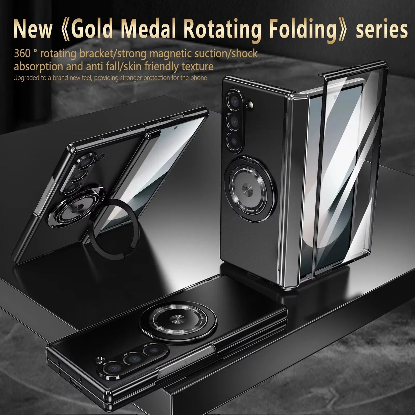 Magnetic Armor Case with Stand