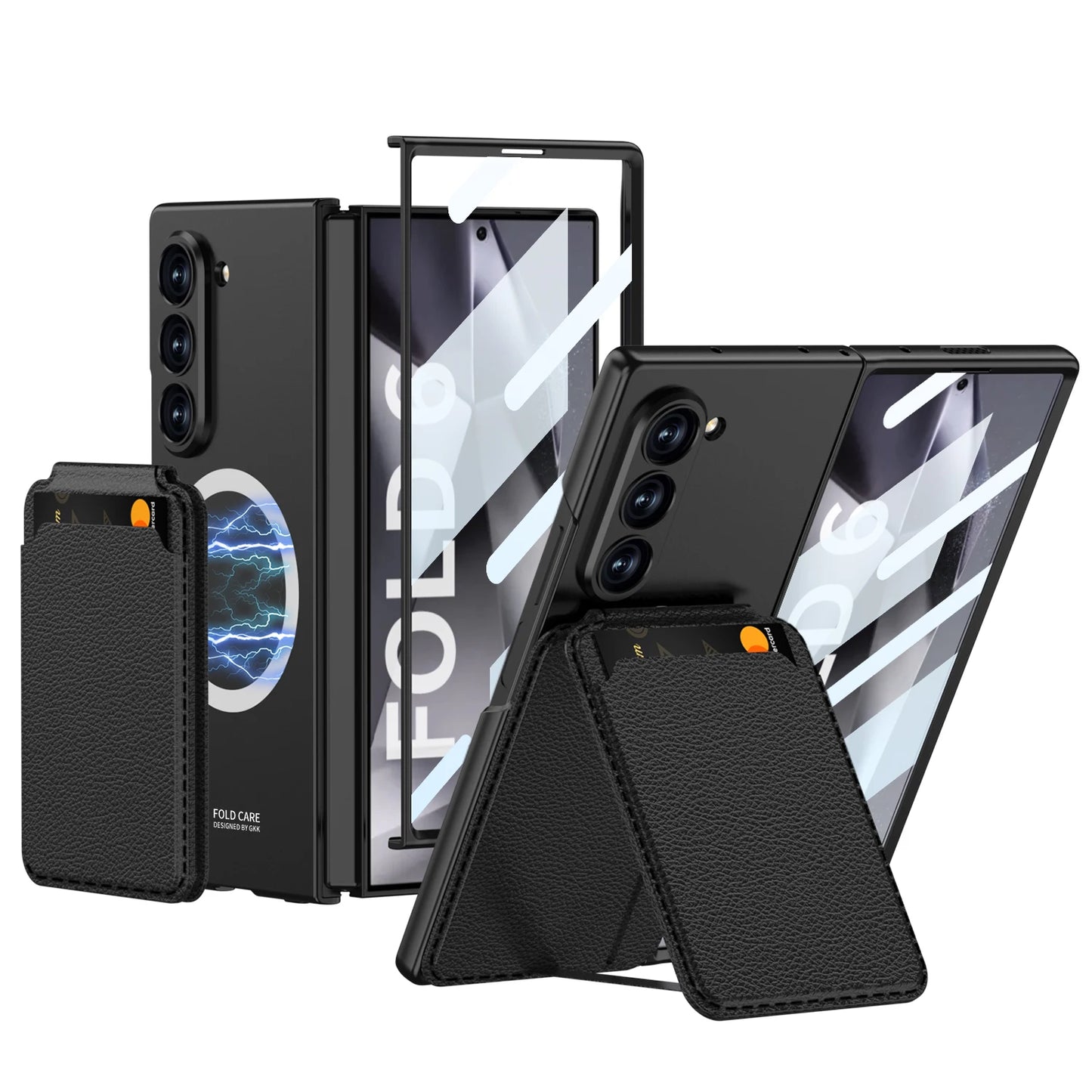 Magnetic Wallet Stand Case