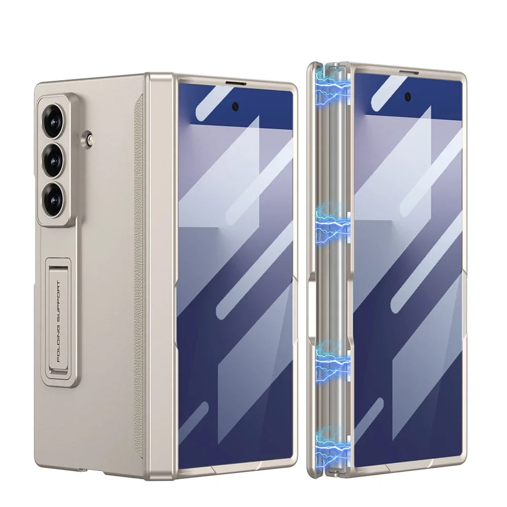Magnetic Matte Kickstand Case