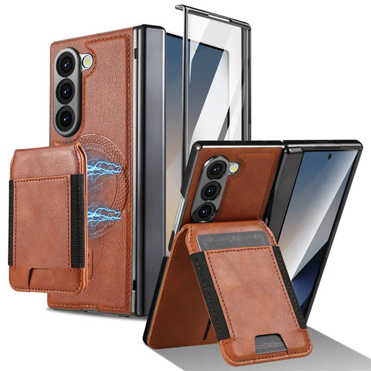 Detachable Leather Wallet Case