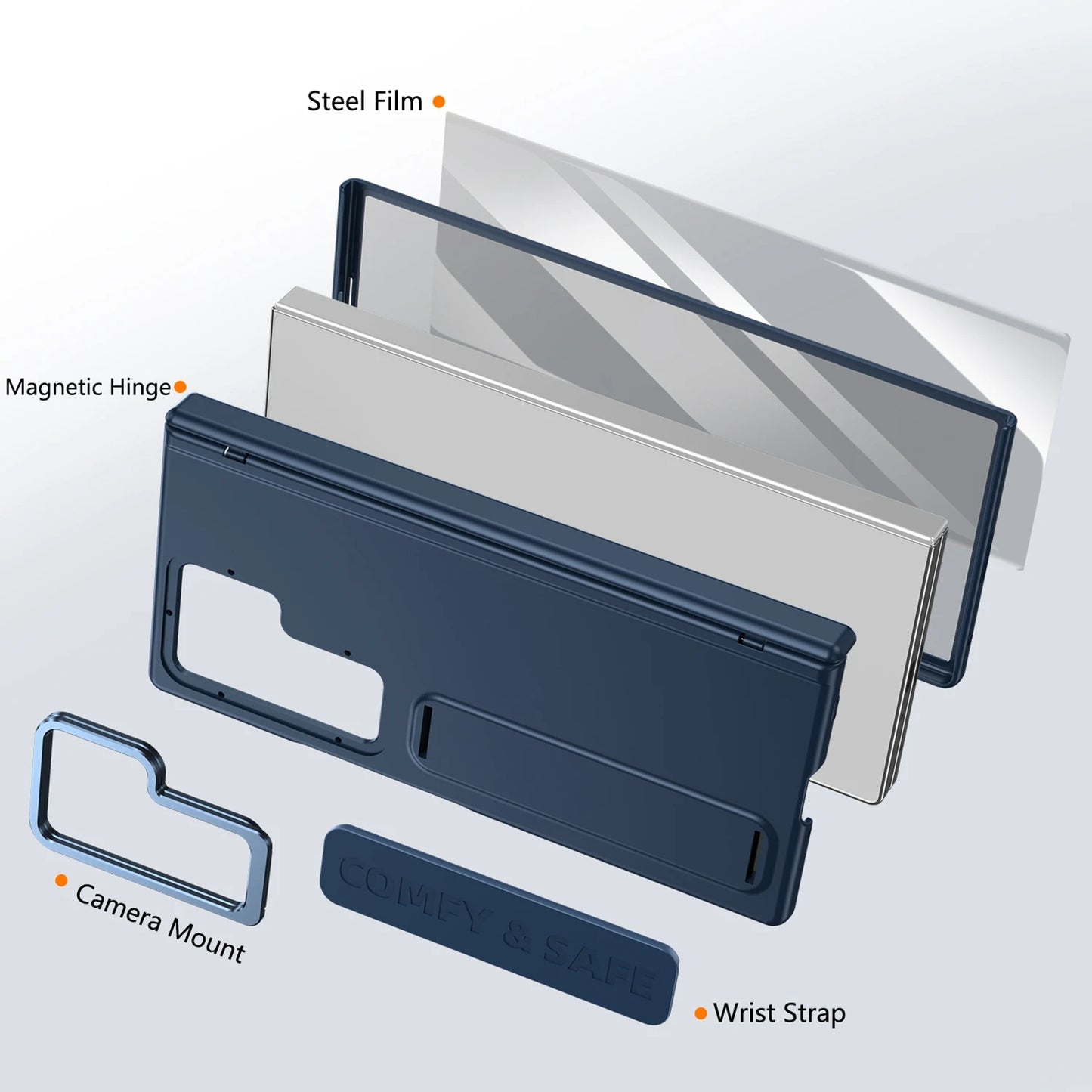 Rugged Grip Case with Kickstand