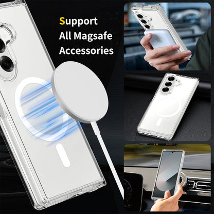 Frosted Magnetic Shield Case with Soft Frame