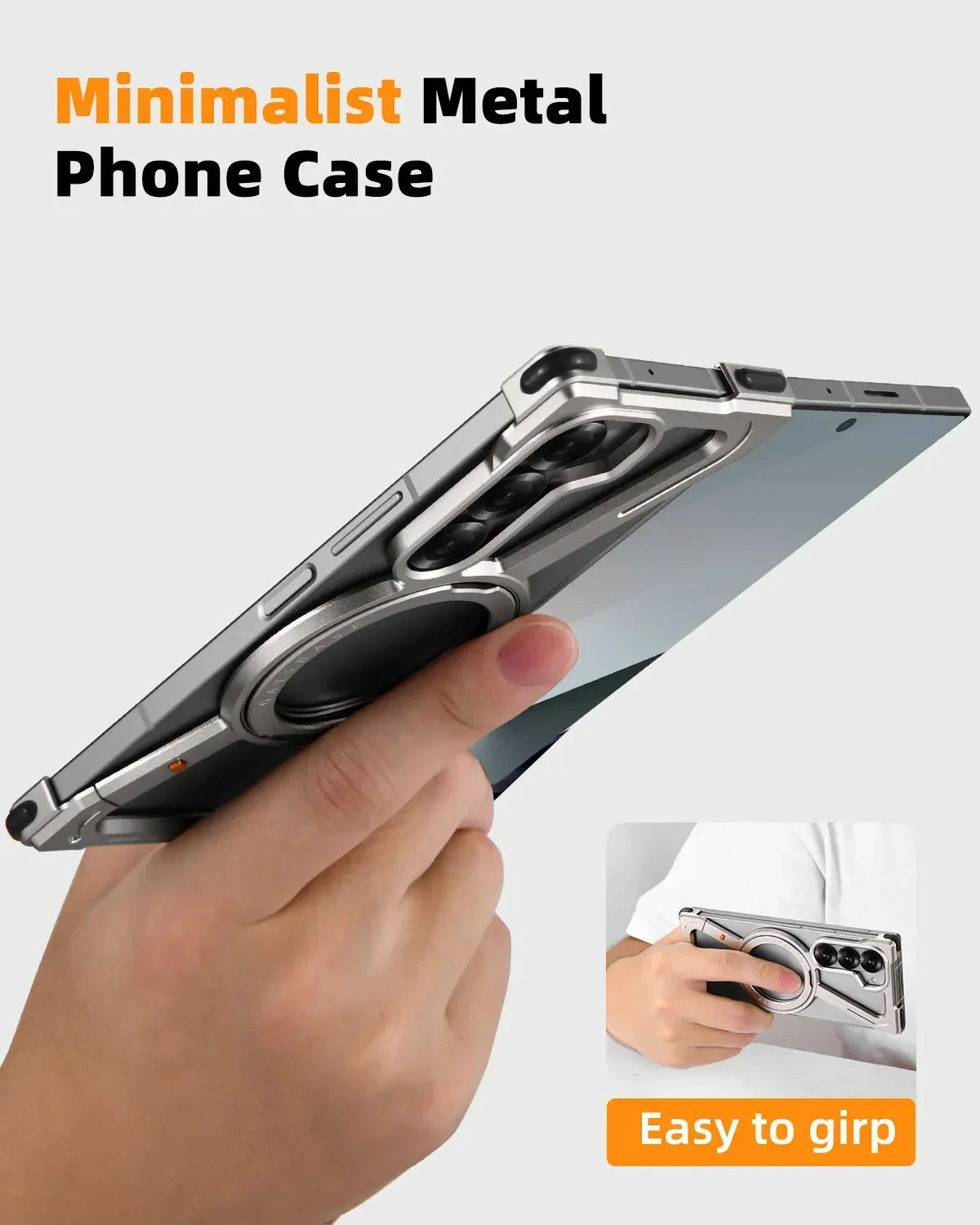 Frameless Shockproof Magnetic Case