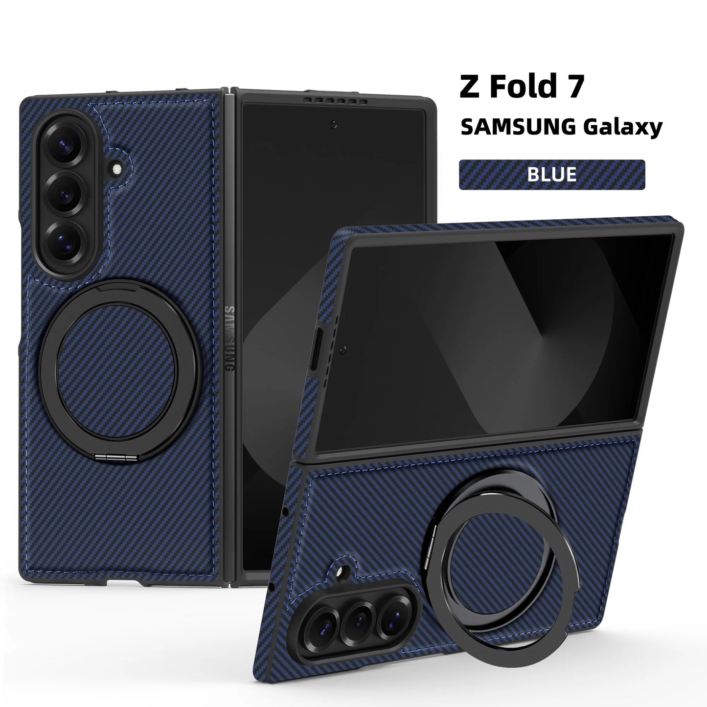 Carbon Fiber Magnetic Ring Case