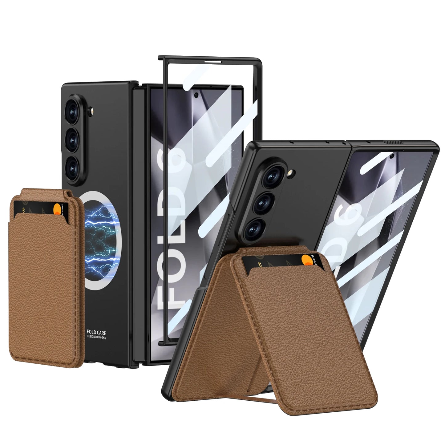 Magnetic Wallet Stand Case