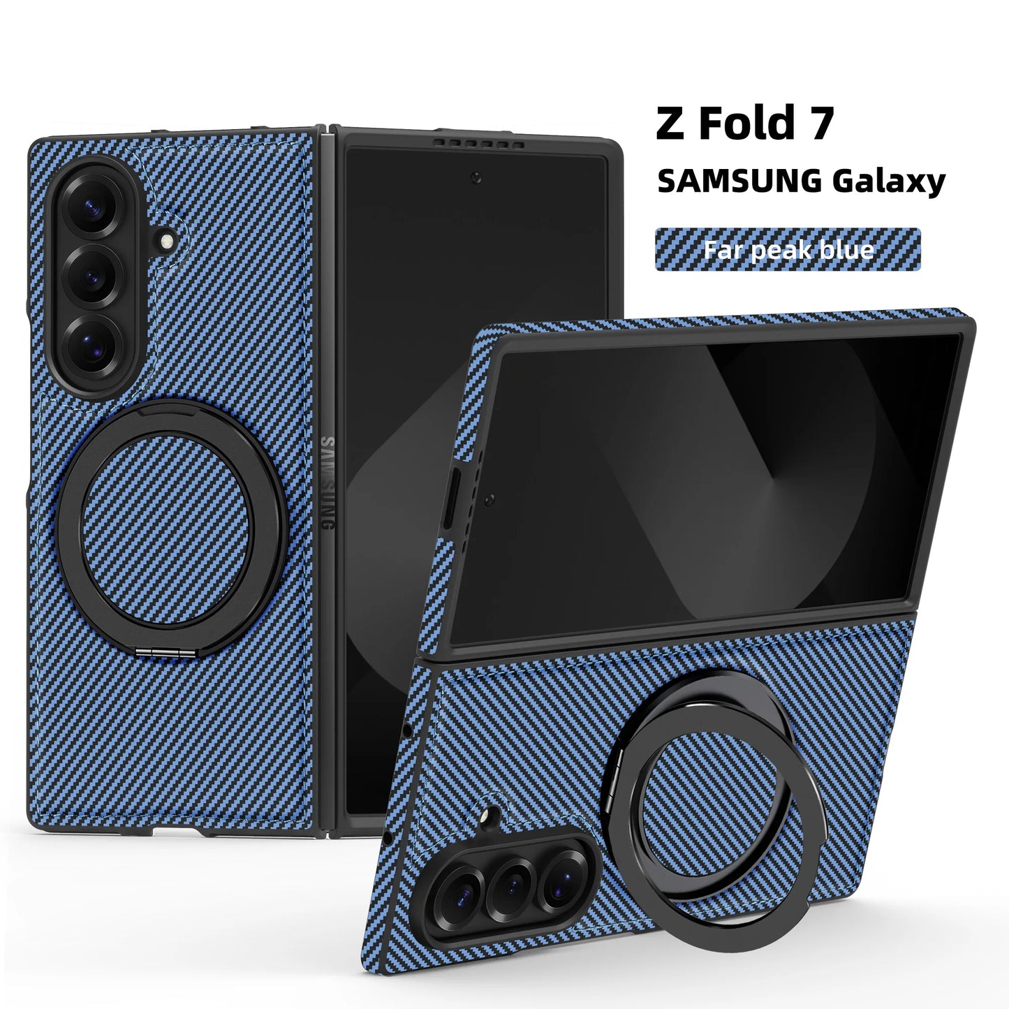 Carbon Fiber Magnetic Ring Case
