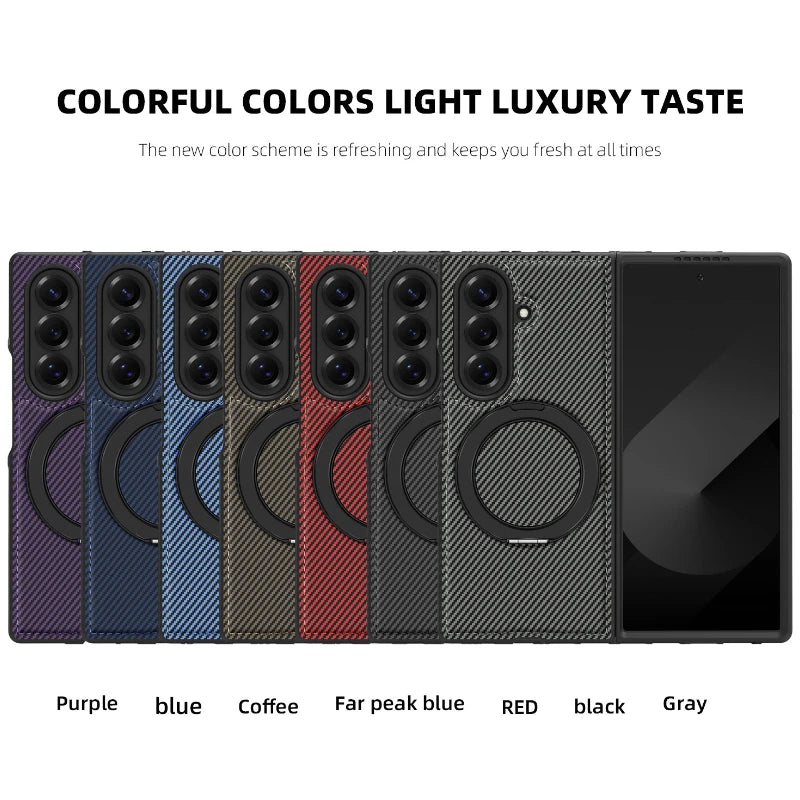 Carbon Fiber Magnetic Ring Case