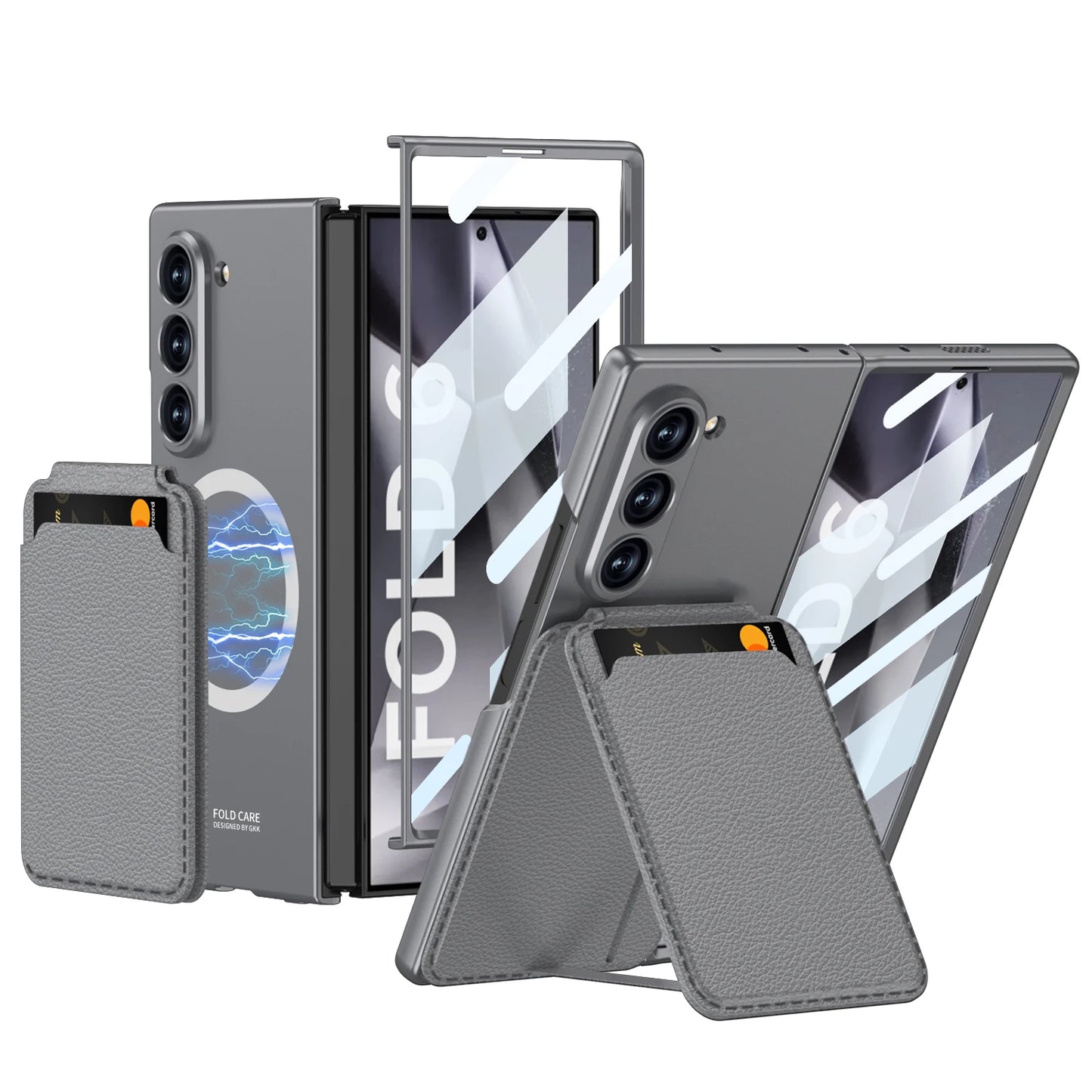Magnetic Wallet Stand Case