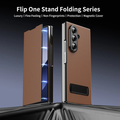 Luxury Leather Magnetic Kickstand Case