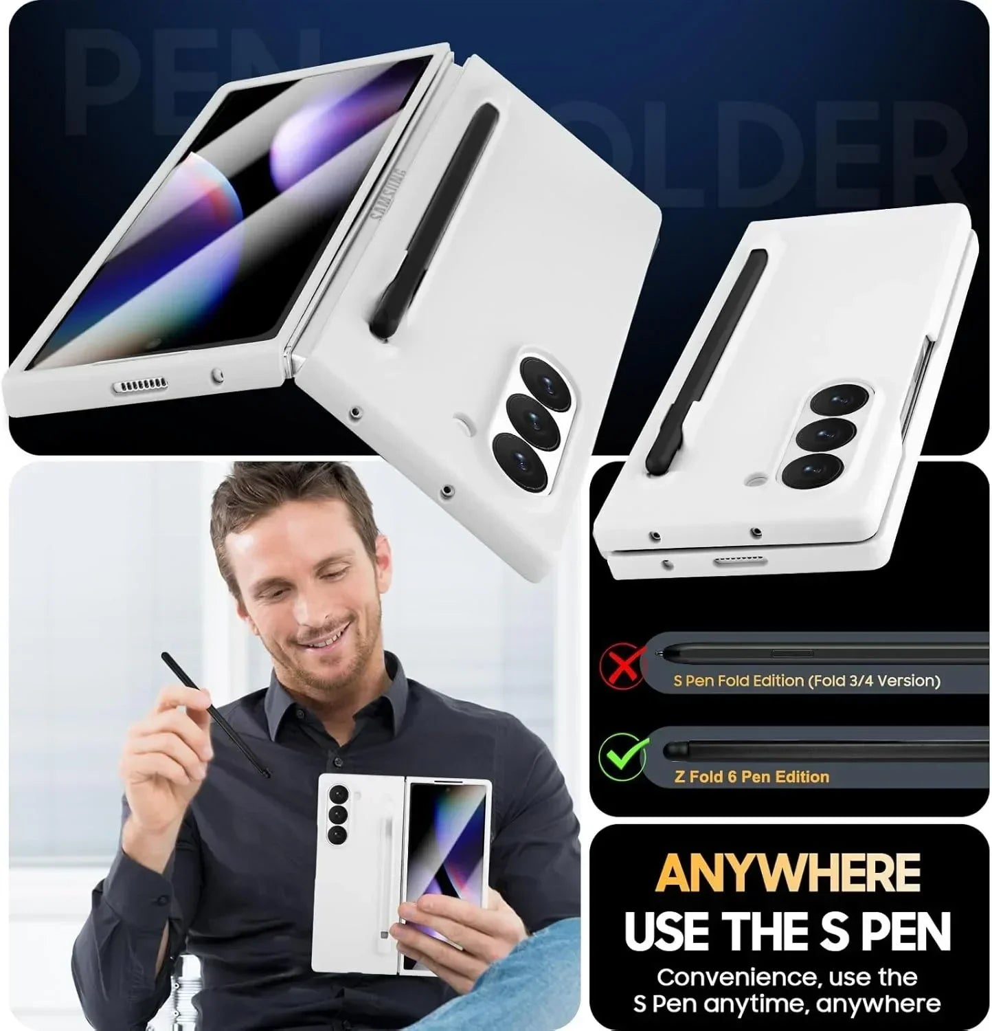 Silicone Pen Holder Case