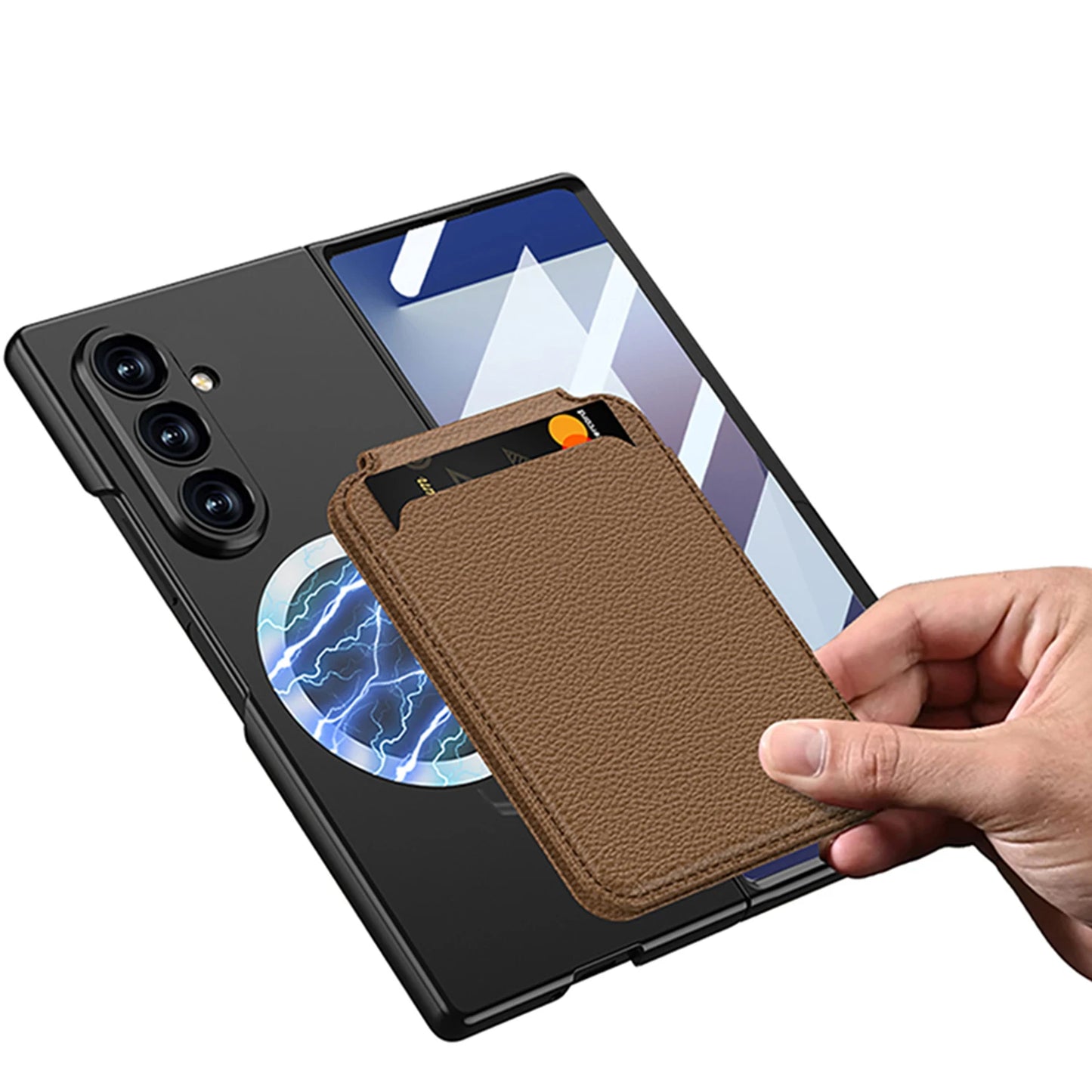 Magnetic Wallet Stand Case