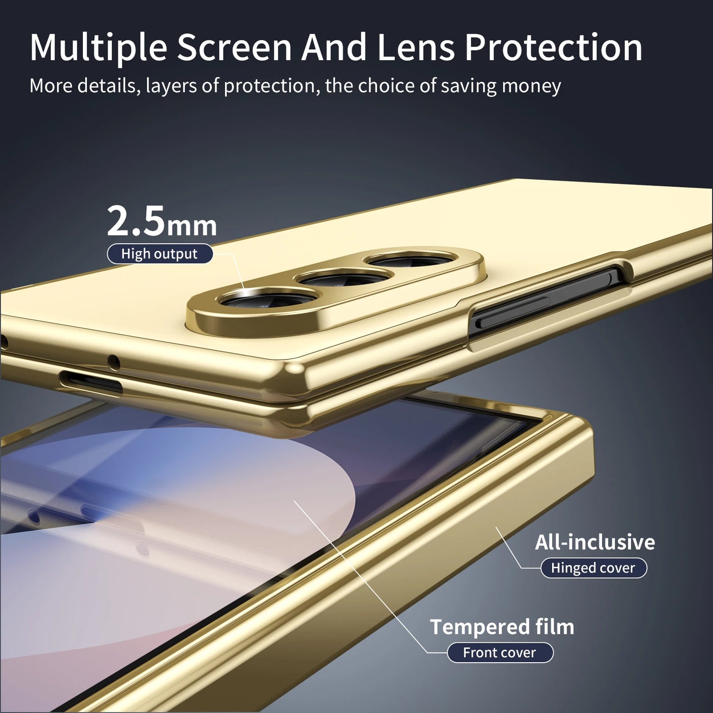 Slim Magnetic Leather Case